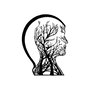 Wallity Tree Man - 322 Escultura de Pared de Metal Negra